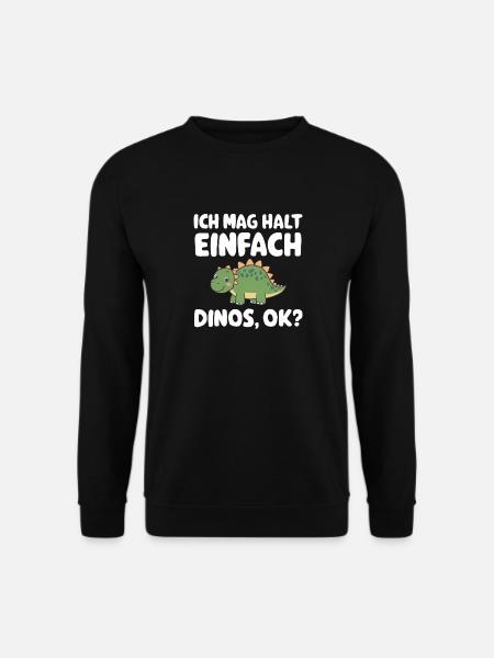 Dinosaurier Dino Tyrannosaurus Rex Dinos Saurier - Unisex Pullover - Schwarz
