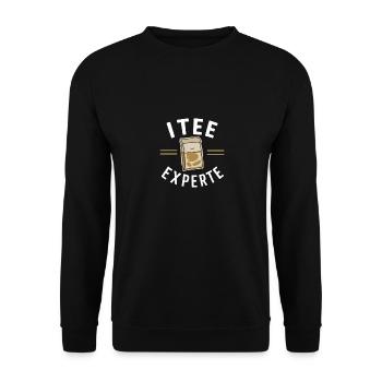 Funny Funny Funny Saying Funny Clothing - Unisex Sweatshirt - black - Front - Alina (178cm) & Michal (187cm)