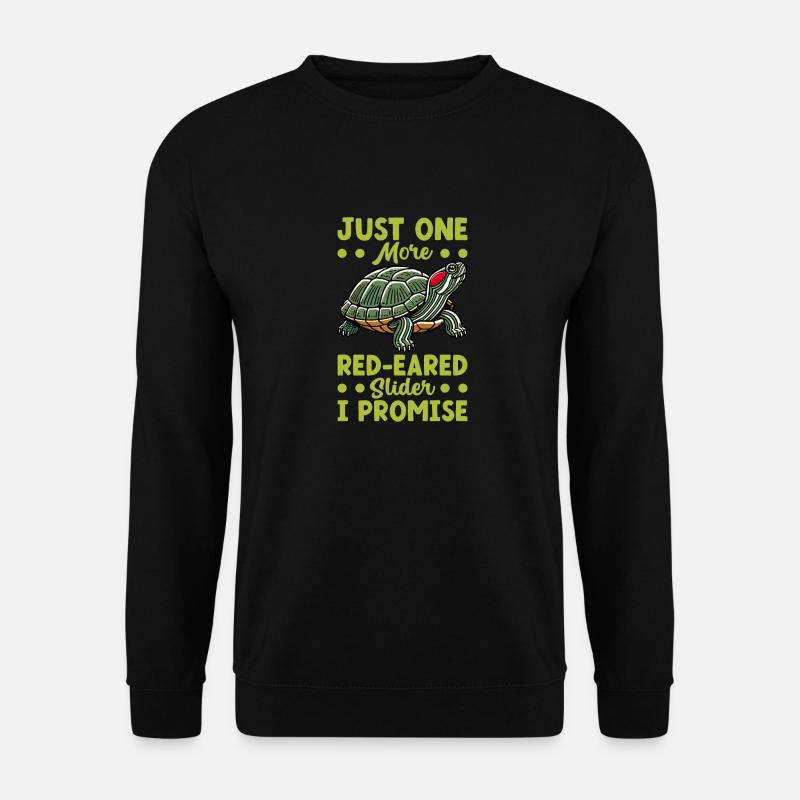 Turtle Red-eared Turtle - Unisex Sweatshirt - black