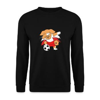 Pologne Polonais - Sweat-shirt Unisexe - noir - Devant - Alina (178cm) & Michal (187cm)