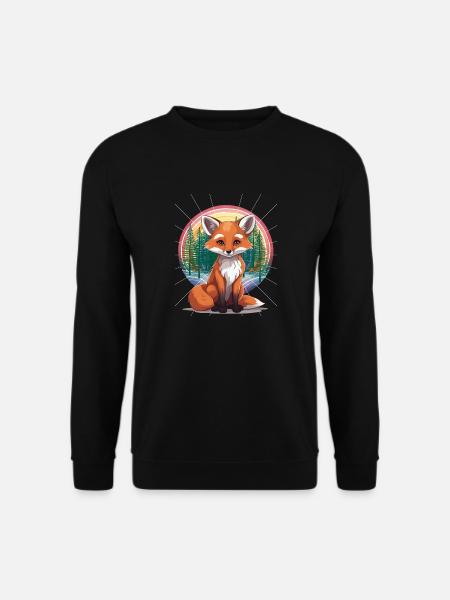 Fox Foxes Vixen - Unisex Sweatshirt - black