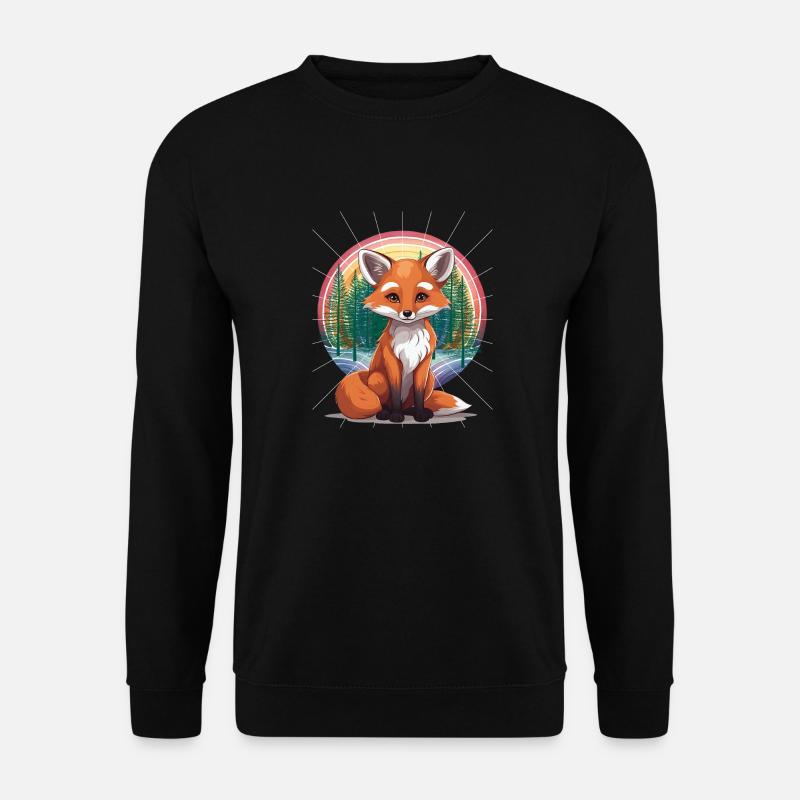 Renard Renards Renarde - Sweat-shirt Unisexe - noir