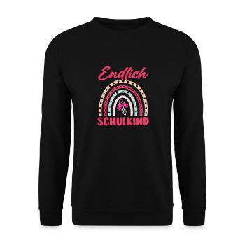 Jeunes quittant les garderies pour la rentrée scolaire Inscription des enfants à l’école - Sweat-shirt Unisexe - noir - Devant - Alina (178cm) & Michal (187cm)
