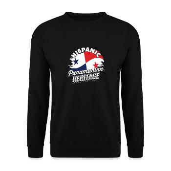 Fierté du patrimoine hispanique panaméen - Panama - Sweat-shirt Unisexe - noir - Devant - Alina (178cm) & Michal (187cm)