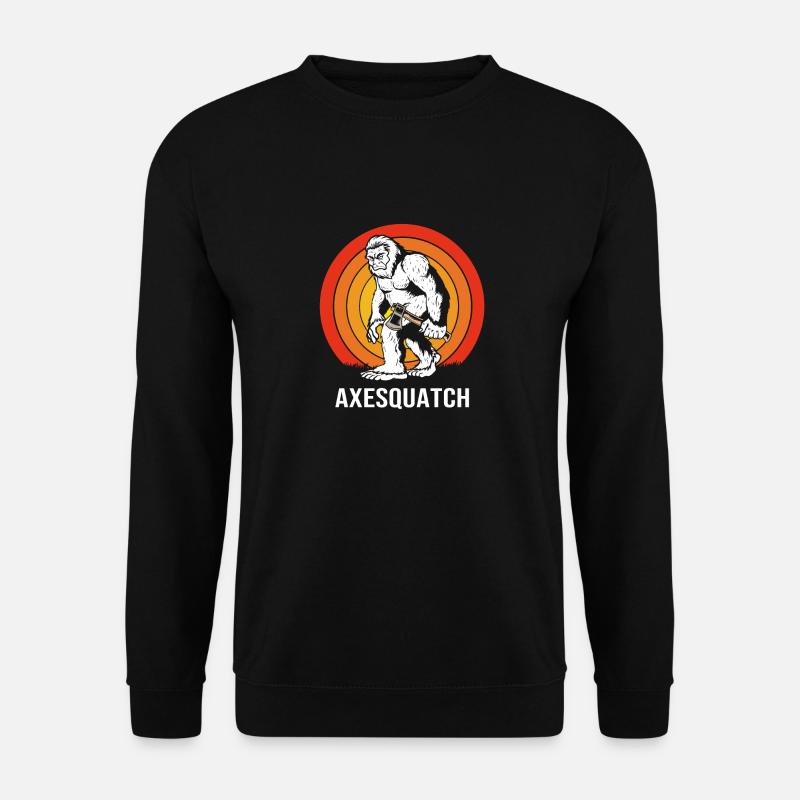 Axt Wurf - Unisex Pullover - Schwarz
