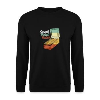 Flipper Boîte de flipper - Sweat-shirt Unisexe - noir - Devant - Alina (178cm) & Michal (187cm)