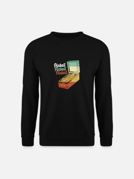 Flipper Pinball Flipperkasten - Unisex Pullover - Schwarz
