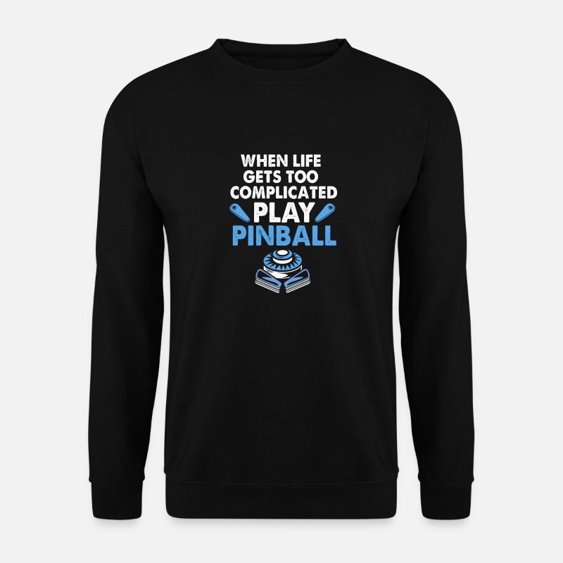 Flipper Pinball - Unisex Pullover - Schwarz
