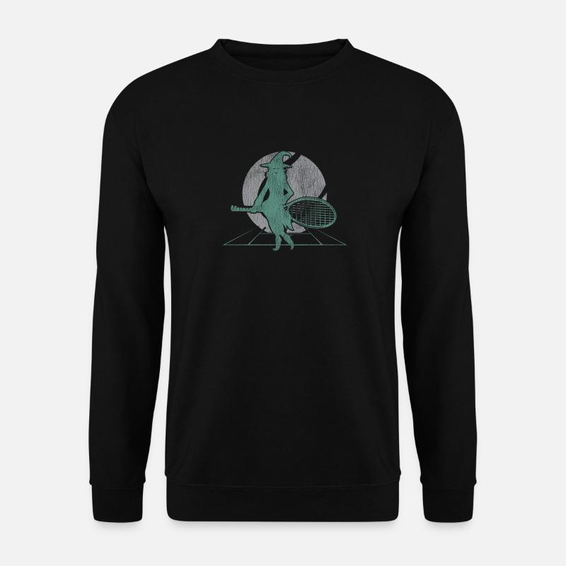 Funny Tennis Player Racket - Unisex Sweatshirt - black