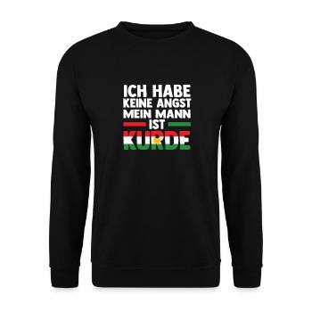 Kurden Kurdistan - Unisex Pullover - Schwarz - Vorne - Alina (178cm) & Michal (187cm)