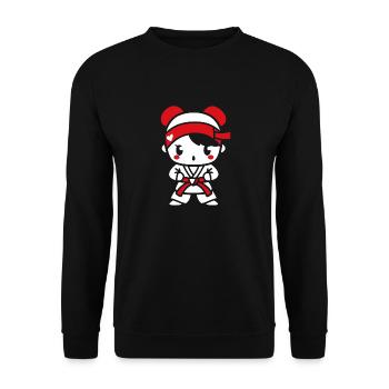 Taekwondo - Unisex Sweatshirt - black - Front - Alina (178cm) & Michal (187cm)