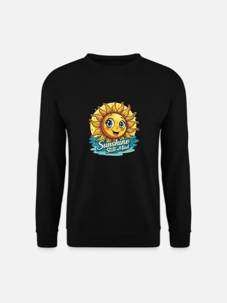 SUNSHINE STATE OF MIND - Unisex Sweatshirt - black