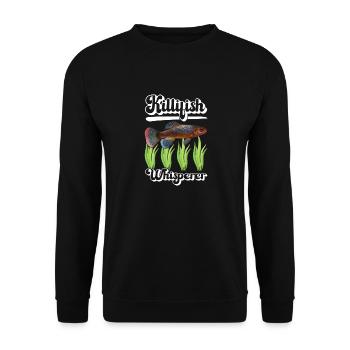 Killifish Quarium Fish - Sweat-shirt Unisexe - noir - Devant - Alina (178cm) & Michal (187cm)