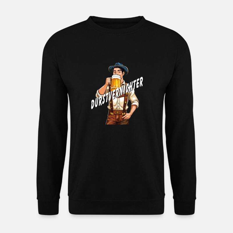 MANN Bier - Unisex Pullover - Schwarz