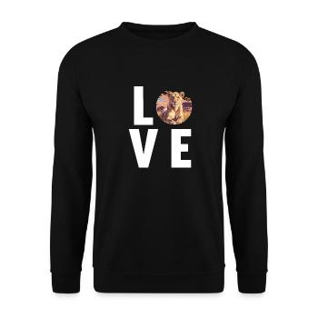 Lioness Lionesses Lioness - Unisex Sweatshirt - black - Front - Alina (178cm) & Michal (187cm)