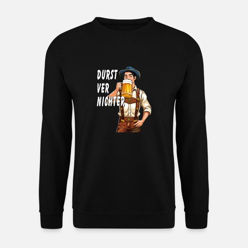 MAN Beer - Unisex Sweatshirt - black