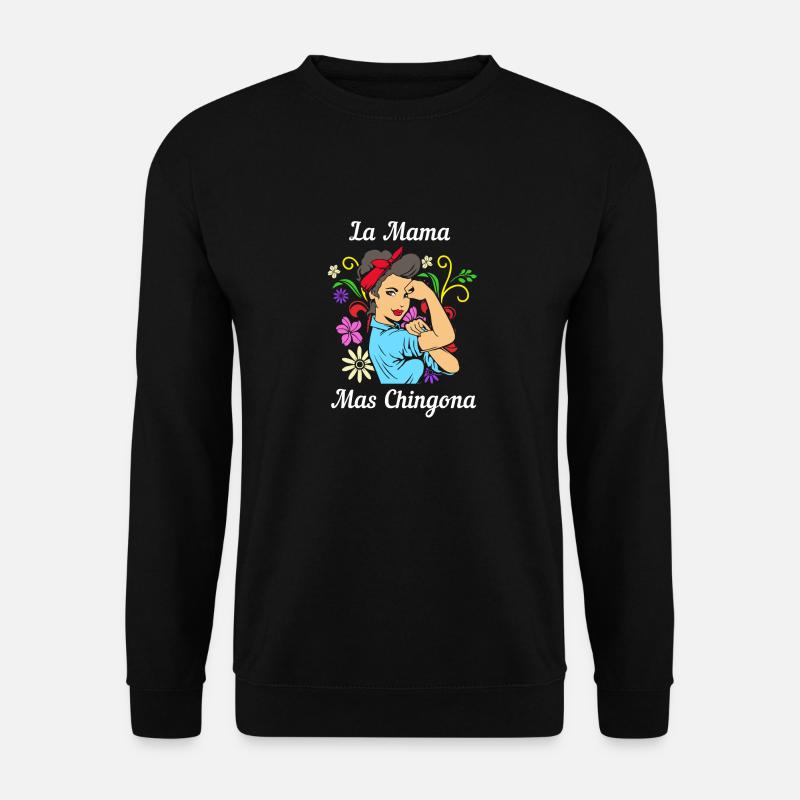 Latina Mutter - Unisex Pullover - Schwarz