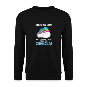 Latina Mom - Unisex Sweatshirt - black - Front - Alina (178cm) & Michal (187cm)