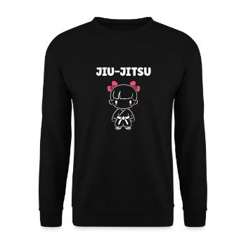 Jiu Jitsu - Unisex Pullover - Schwarz - Vorne - Alina (178cm) & Michal (187cm)