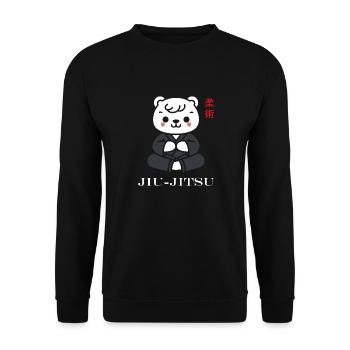 Jiu Jitsu - Unisex Pullover - Schwarz - Vorne - Alina (178cm) & Michal (187cm)