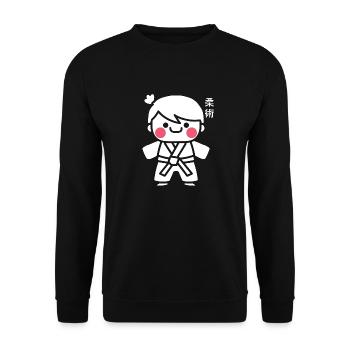 Jiu Jitsu - Unisex Pullover - Schwarz - Vorne - Alina (178cm) & Michal (187cm)