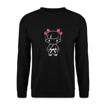 Jiu Jitsu - Unisex Pullover - Schwarz - Vorne - Alina (178cm) & Michal (187cm)