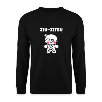 Jiu Jitsu - Unisex Pullover - Schwarz - Vorne - Alina (178cm) & Michal (187cm)