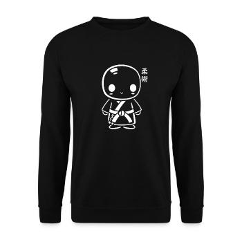 Jiu Jitsu - Unisex Pullover - Schwarz - Vorne - Alina (178cm) & Michal (187cm)