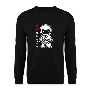 Jiu Jitsu - Unisex Pullover - Schwarz - Vorne - Alina (178cm) & Michal (187cm)