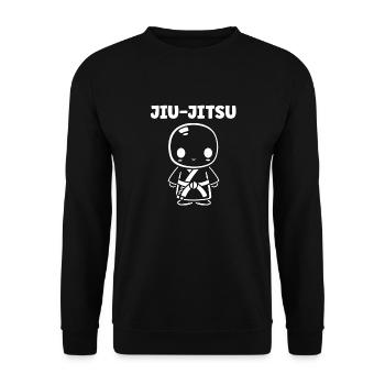 Jiu Jitsu - Unisex Pullover - Schwarz - Vorne - Alina (178cm) & Michal (187cm)