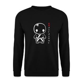 Jiu Jitsu - Unisex Pullover - Schwarz - Vorne - Alina (178cm) & Michal (187cm)