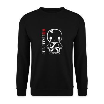 Jiu Jitsu - Unisex Pullover - Schwarz - Vorne - Alina (178cm) & Michal (187cm)