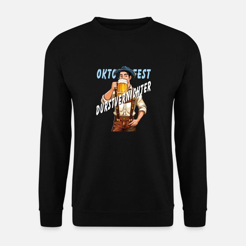 MANN Bier - Unisex Pullover - Schwarz