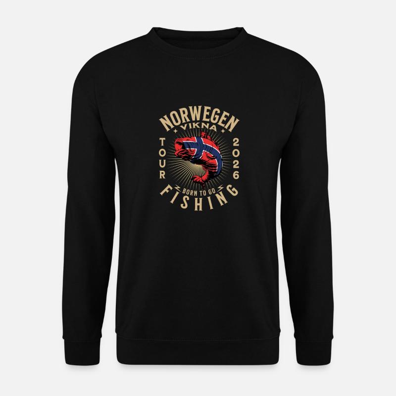 Vikna Pêche 2026 - Sweat-shirt Unisexe - noir