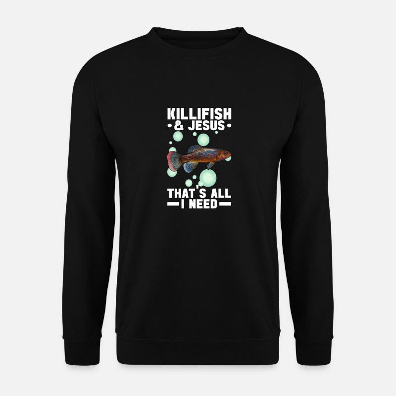 Killifish Quarium Fish - Sweat-shirt Unisexe - noir