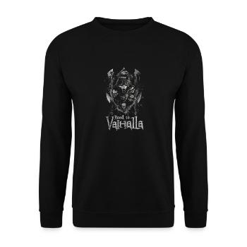 Sinister Wolf Road vers Valhalla Design - Sweat-shirt Unisexe - noir - Devant - Alina (178cm) & Michal (187cm)