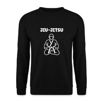 Jiu Jitsu - Unisex Pullover - Schwarz - Vorne - Alina (178cm) & Michal (187cm)