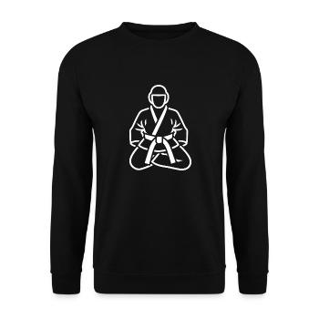 Jiu Jitsu - Unisex Pullover - Schwarz - Vorne - Alina (178cm) & Michal (187cm)