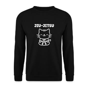 Jiu Jitsu - Unisex Pullover - Schwarz - Vorne - Alina (178cm) & Michal (187cm)