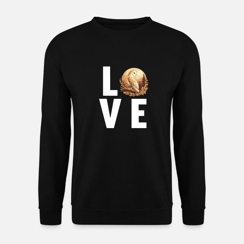 Barn Owl Schleiereulen Schleiereule - Unisex Sweatshirt - black