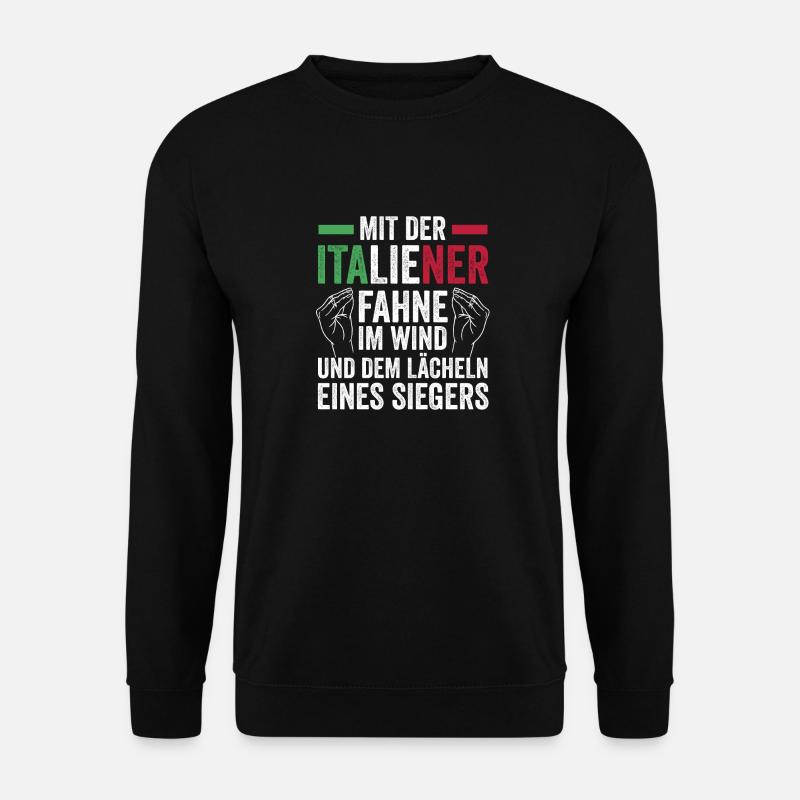 Italiener Italien - Unisex Pullover - Schwarz