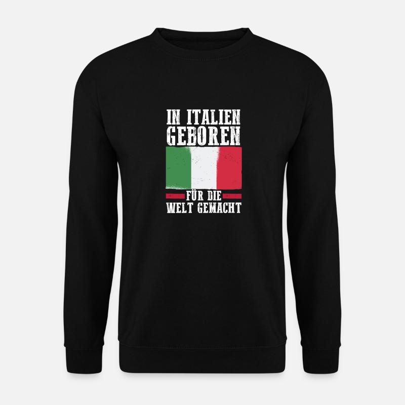 Italiener Italien - Unisex Pullover - Schwarz