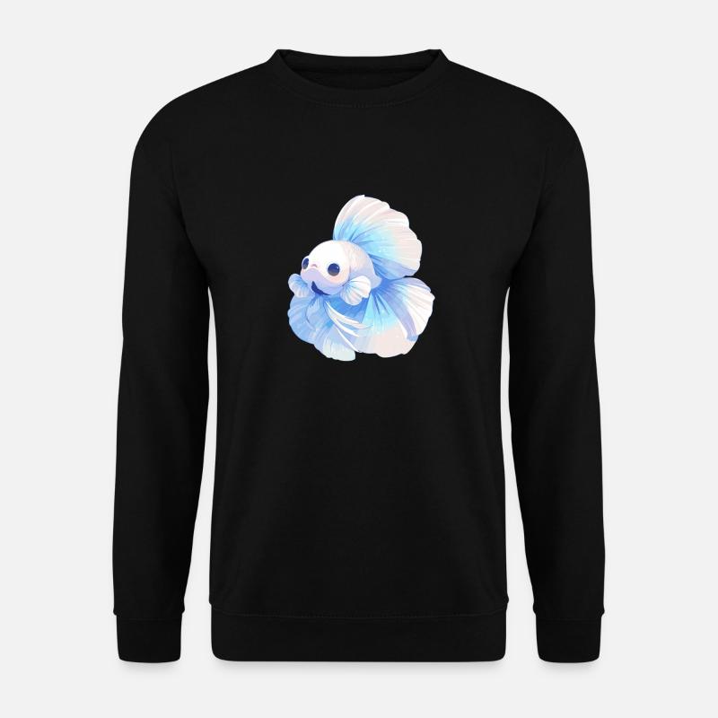 Bettas Betta Poisson Betta - Sweat-shirt Unisexe - noir