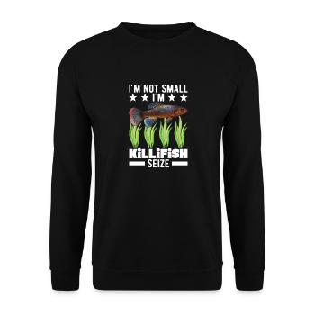 Killifish Quarium Fish - Sweat-shirt Unisexe - noir - Devant - Alina (178cm) & Michal (187cm)