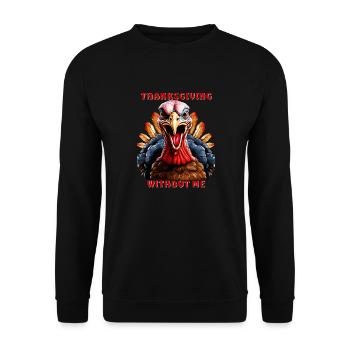 LA TURQUIE SANS MOI - Sweat-shirt Unisexe - noir - Devant - Alina (178cm) & Michal (187cm)