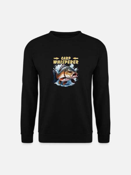 KARPFEN CARP WHISPERER - Unisex Sweatshirt - black