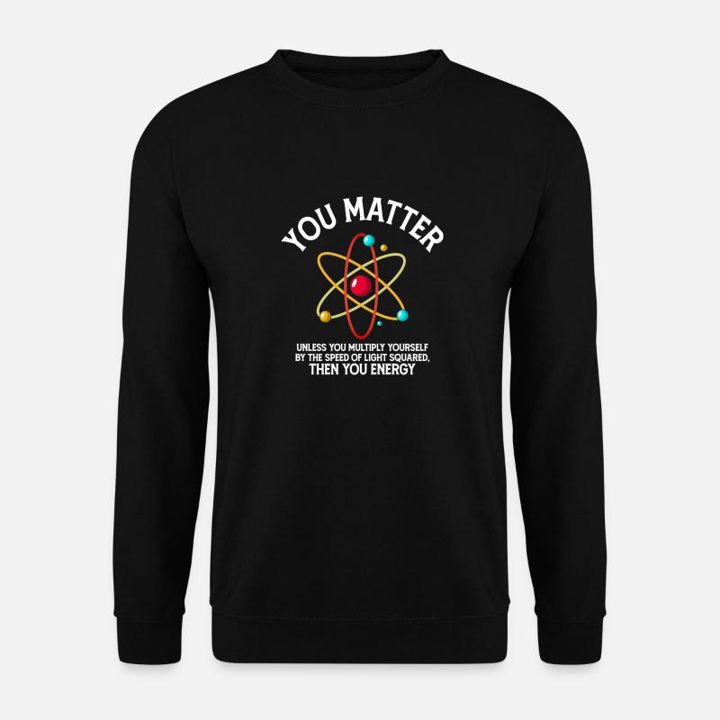 Retro Chemie Wissenschaft Du bist wichtig Energie - Unisex Pullover - Schwarz