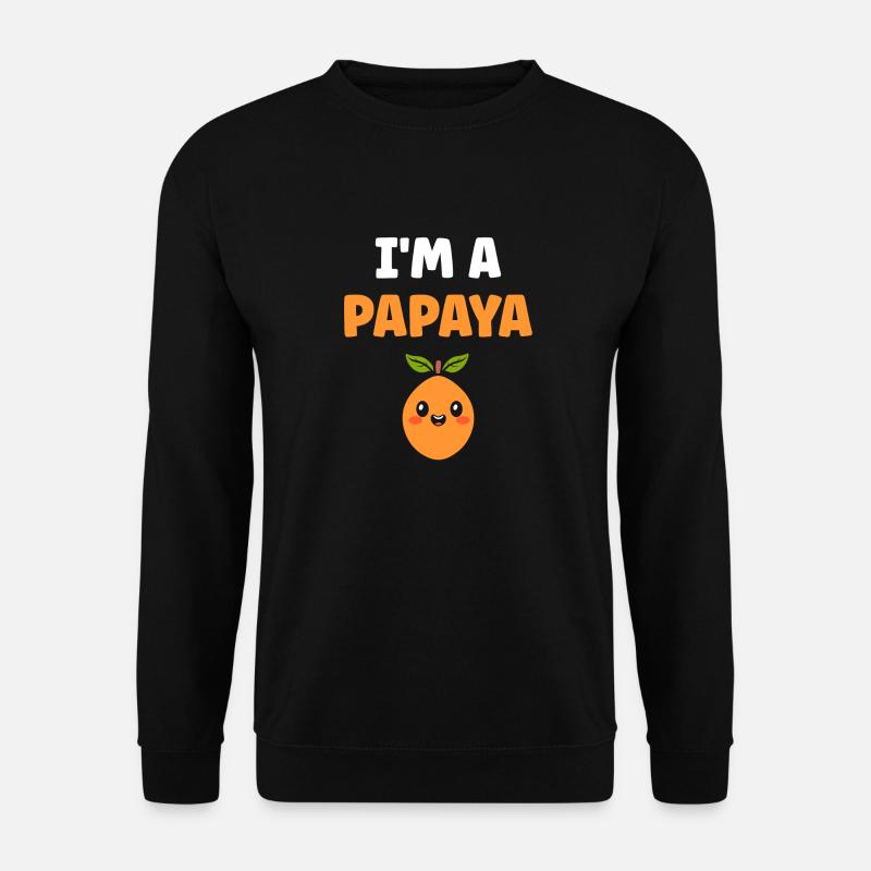 Papaya - Unisex Sweatshirt - black