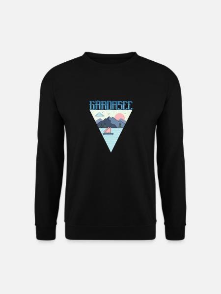 Lake garda - Unisex Sweatshirt - black