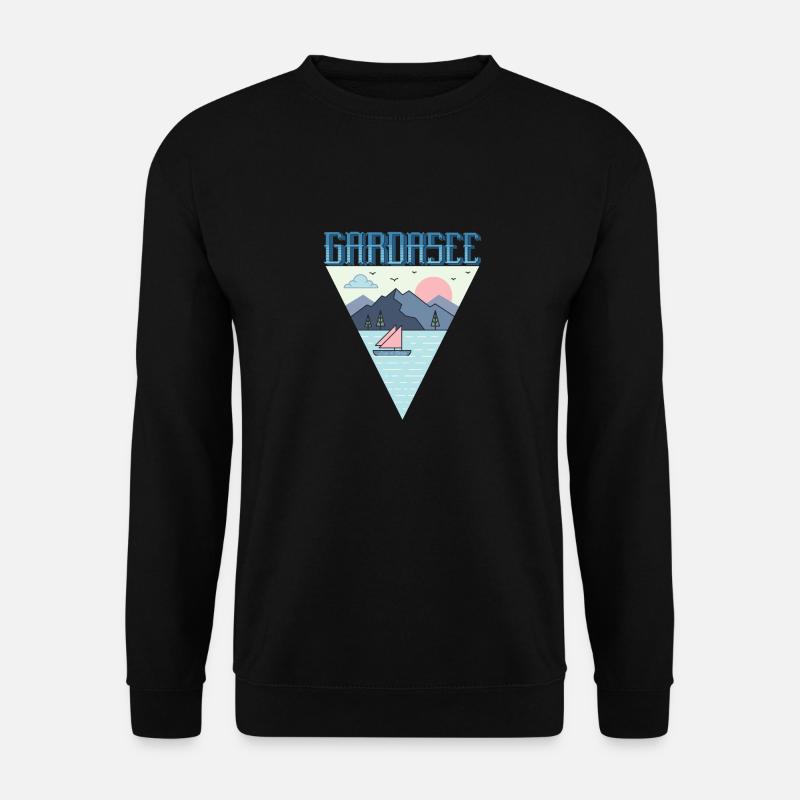 Gardasee - Unisex Pullover - Schwarz